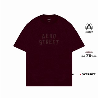  เสื้อยืด โอเวอร์ไซซ์ ลาย Revenger Maroon FBAAA