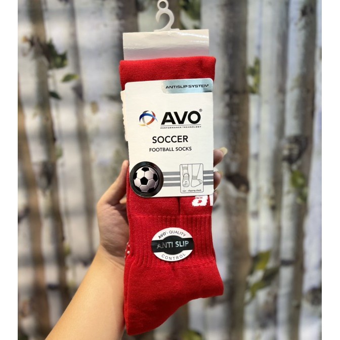 (จี-✉ZZ✓X> ขายดีที่สุด!! ถุงเท้าฟุตบอลยาว AVO R8 ดั้งเดิม -viraal