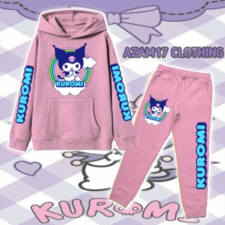 My Kuromi เสื้อแจ็กเก็ต เสื้อฮู้ดดี้ กางเกงจ็อกกิ้ง ลายตัวละคร Sanrio สําหรับเด็กผู้ชาย และเด็กผู้หญิง