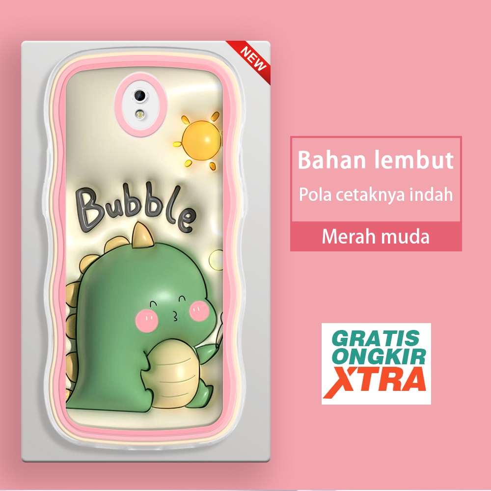 HP HIJAU Samsung J2 J7 Prime Pro J7 2015 Core NXT J5 Pro 4G 2017 J3 2016 ไดโนเสาร์สีเขียวขนาดเล็กเคส