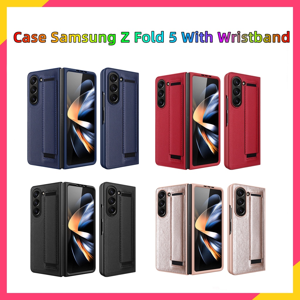 เคส samsung z fold 5 เคส galaxy z fold 5 เคส z fold 5 Case Galaxy Z Fold5 with wristband Holder case
