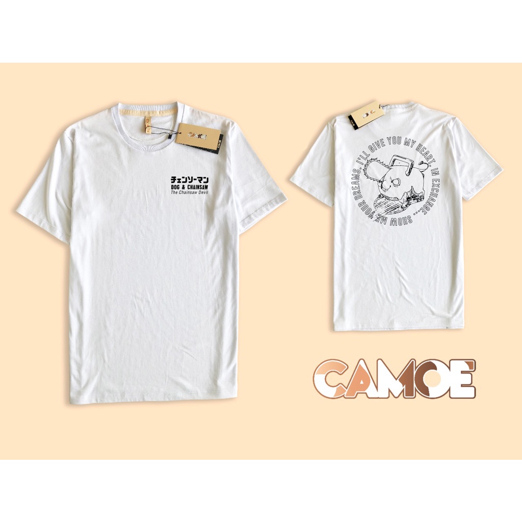 Chainsaw Man Dog Pochita Anime Front Back T-shirt