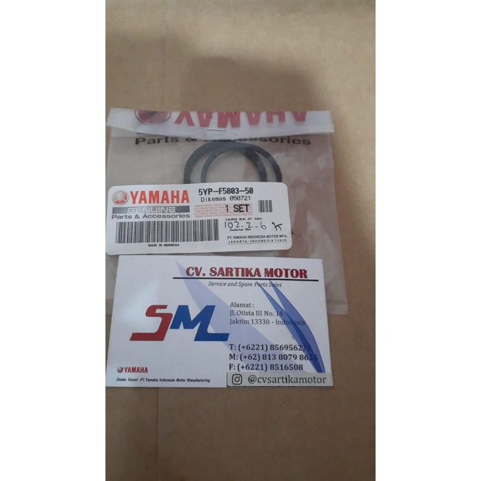 ซีลลูกสูบ Caliper Xeon, Fino, Nmax, All Mio, Aerox 5Yp-F5803-50