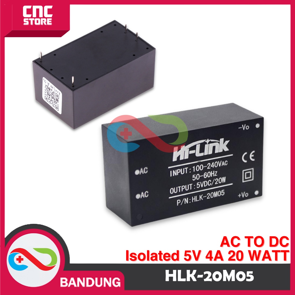 HI-LINK HLK-20M05 AC TO DC ISOLATED 5V 4A 20 วัตต์