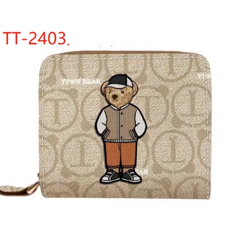 Ttwn Bear Original TT2403 กระเป๋าสตางค์ สําหรับผู้หญิง TTWNBEAR