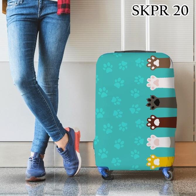 ผ้าคลุมกระเป๋าเดินทาง แบบยืดหยุ่น ขนาด 24 นิ้ว 20 28 18 Skpr Code 20