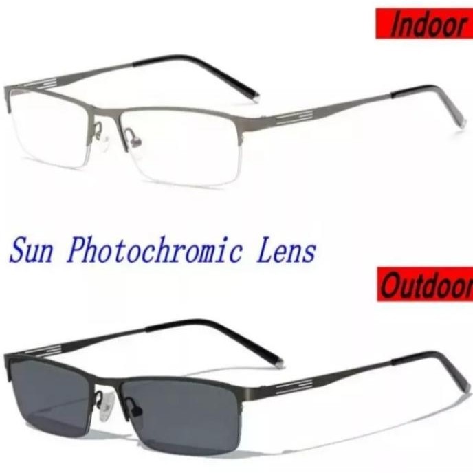Bue Anti-Radiation Photochromic Glasses เลนส ์ เปลี ่ ยนสีอัตโนมัติ Uni Limited Edition