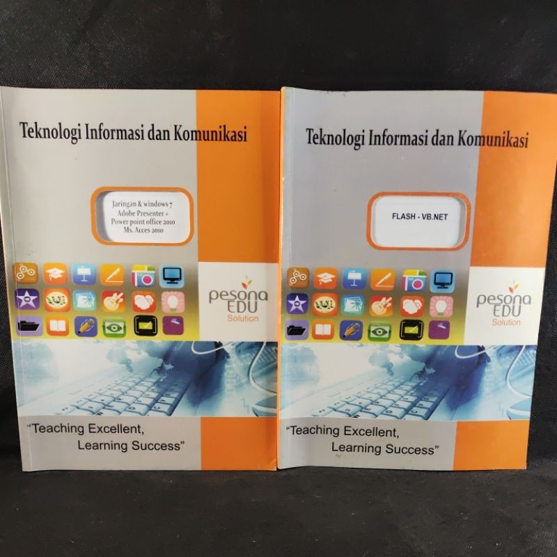 หนังสือเทคโนโลยีข้อมูลและการสื่อสาร ICT, แฟลช - VB.NET, Network & Windows 7 Adobe Presenter + Power 