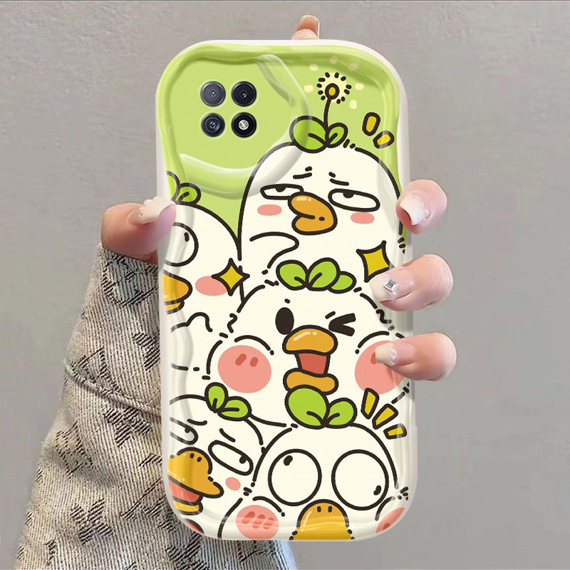 HP OPPO A73 5G OPPO A72 5G OPPO A53 5G Case Samoye และรูปแบบเป็ด ใหม่ซิลิโคนอ่อนนุ่ม Softcase ง่ายสอ