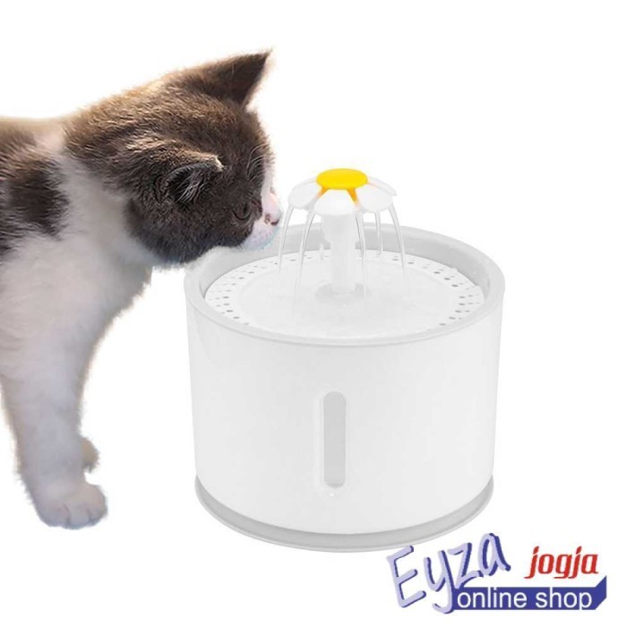 :>:>:>:>] น้ําพุตู้น้ํา Abedoe สําหรับสุนัขและแมว 2.4L DR008