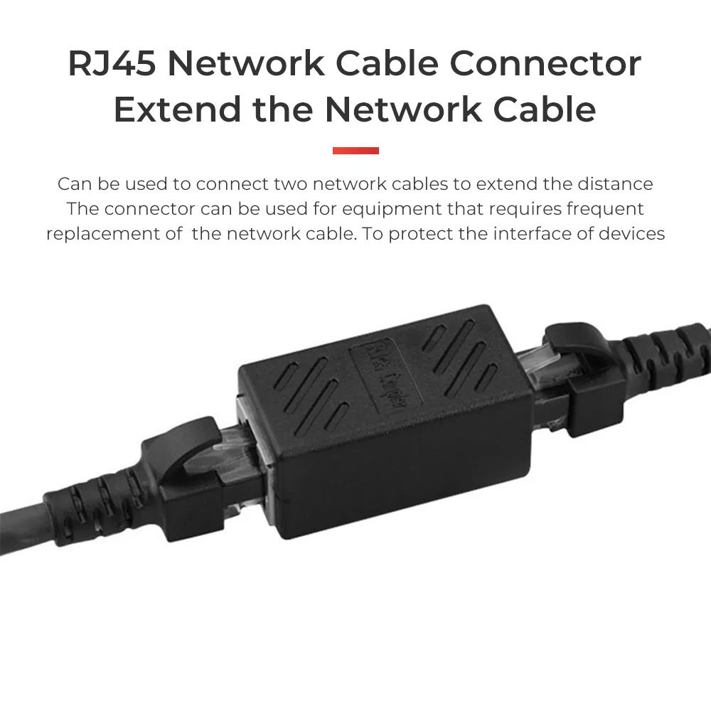 RJ45 Female to Female Cat 15A16A LAN Extension Adapter Connector