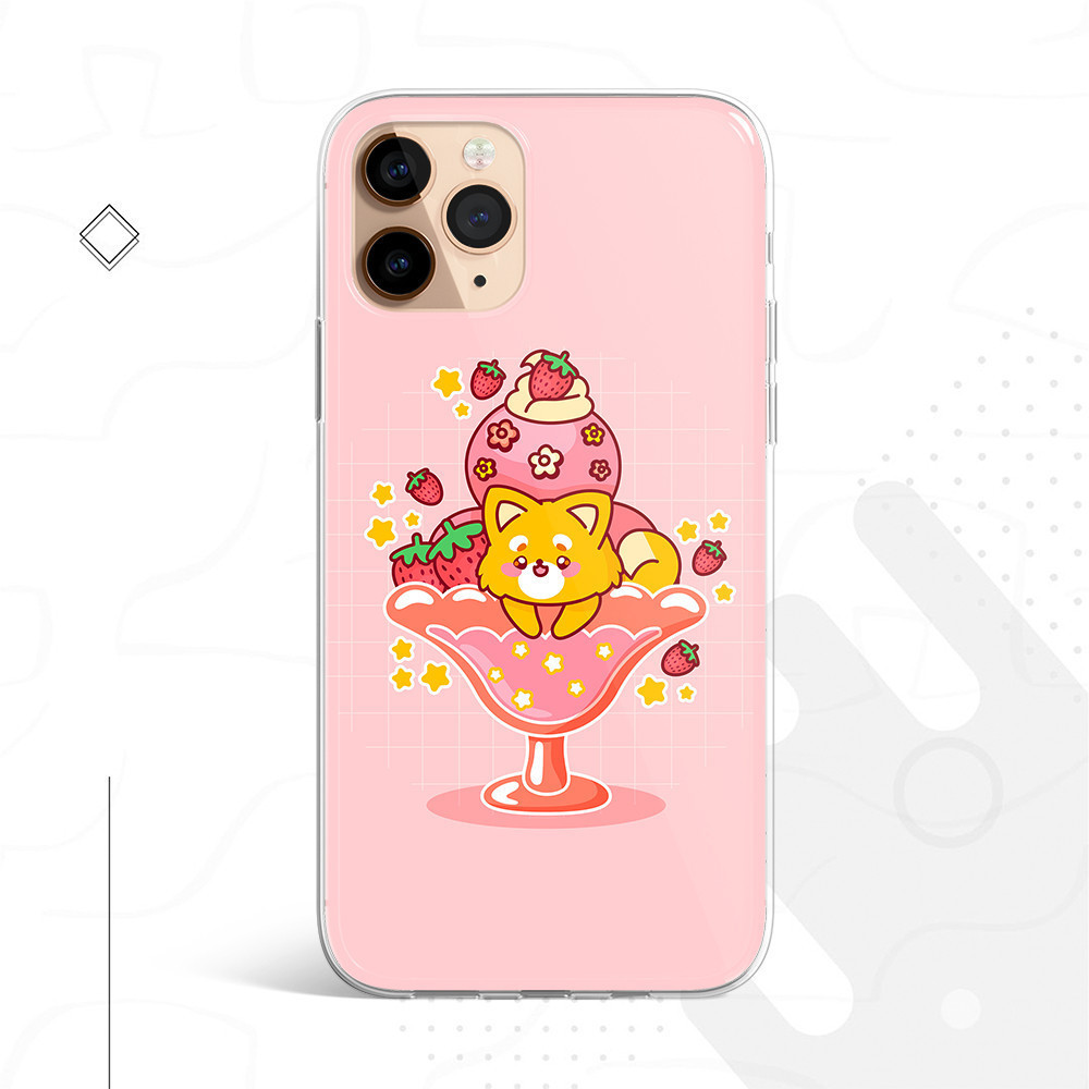 เคส HP Fox Premium พร้อมไอศกรีม (โทรศัพท์มือถือทุกประเภท)