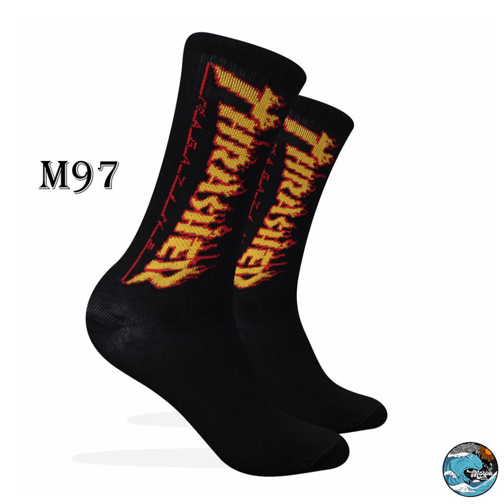 Oldschool Socks - Black Skate Socks - Morph.Apparel - M97