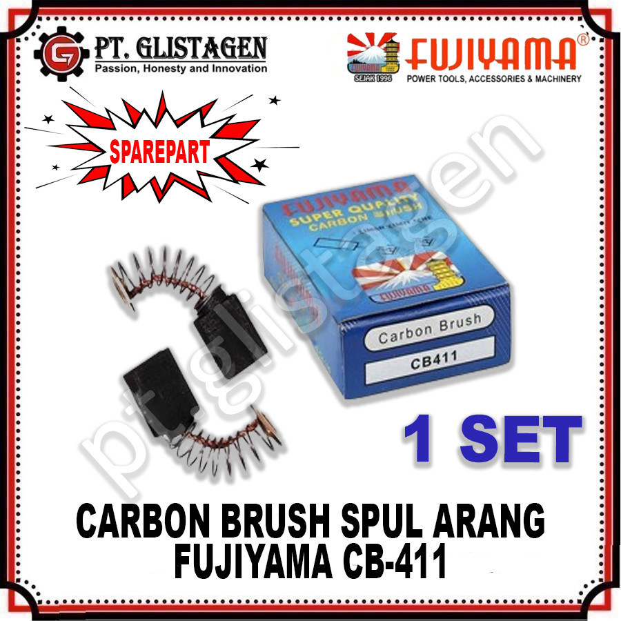 FUJIYAMA CB411 แปรงคาร์บอน Kul Spul Bostel Arang CB411 CB 411 CB-411