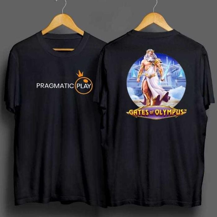 เสื้อยืด KATUN No. 4 Unisex Pragmatic Play Slot Gates Of Olympus Premium Combed Cotton Slot เด็กผู้ใ