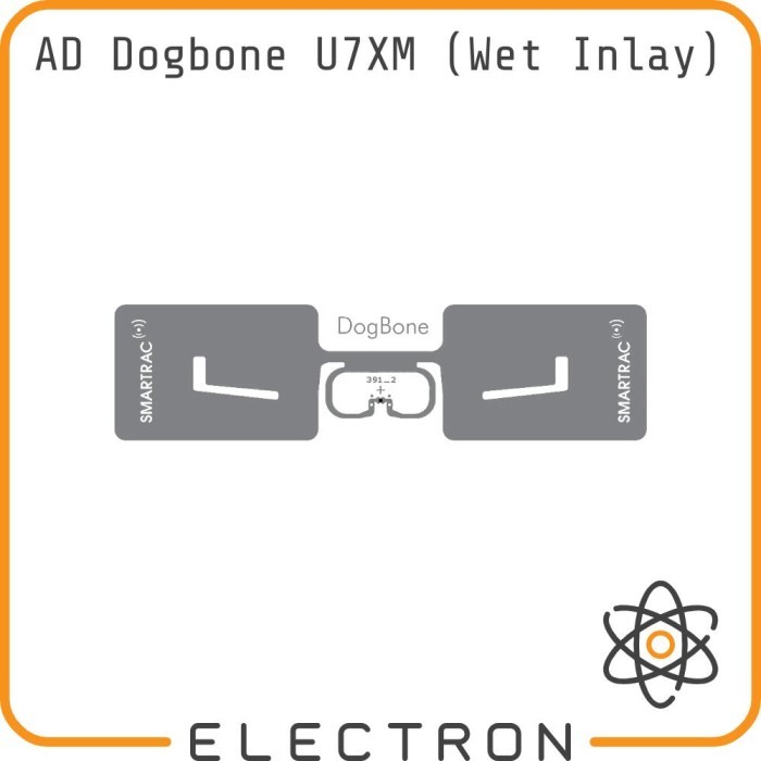 AD Dogbone U7XM RFID UHF EPC global Gen2 แท็กสติกเกอร์ป้ายเปียก Inlay กระจก PET NXP UDE