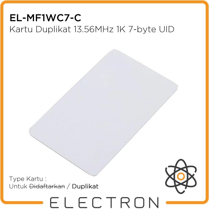 El-mf1wc7-c 13.56MHz 1K 7byte UID Rewritable Magic Card การ์ด Duplicate