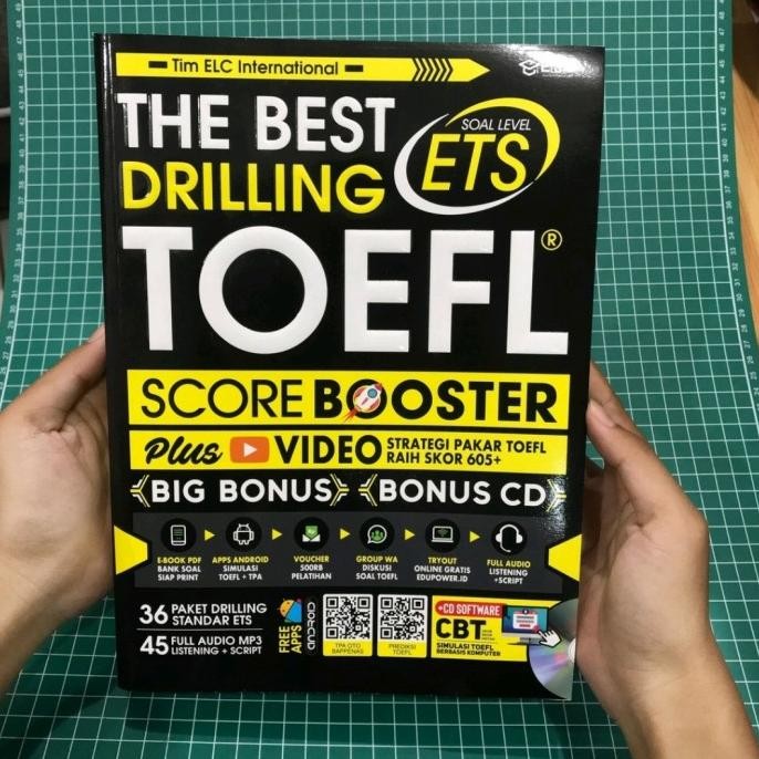 หนังสือขายดี The Best Drill Ets Toefl Score Bosster + Vidio