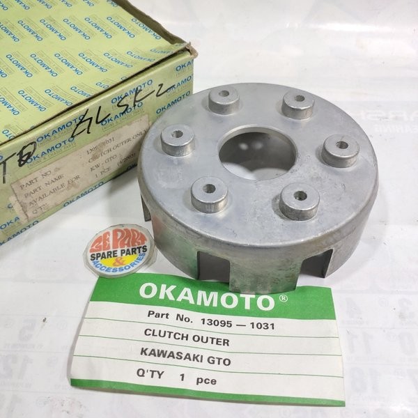 Gto Clutch Housing - Kawasaki Binter GTO Aluminium Clutch Housing Okamoto | อุปกรณ์เสริมอะไหล่ 3e