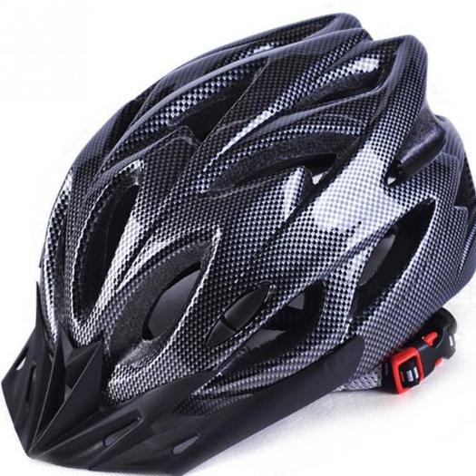 หมวกกันน็อคจักรยานเสือหมอบ Eps Foam Pvc Shell สีดํา