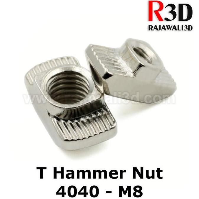 Up T Nut M8 Tee Nut T Hammer Nut 40-M8 Drop In Aluminium Profile 4040