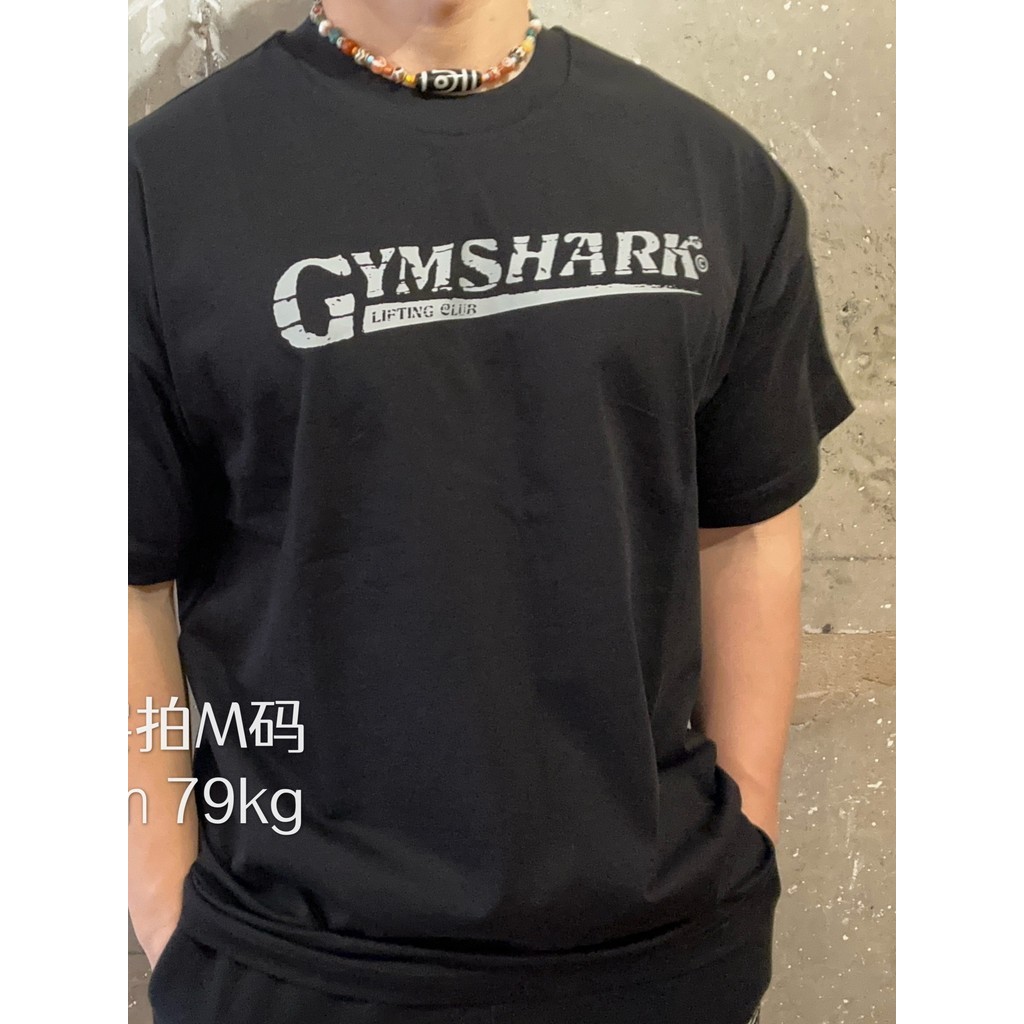 GYMSHARK PUMP Cover ผู้ชายผู้หญิงกีฬาฟิตเนส Leisure ผ้าฝ้ายแท้ Breathable รอบคอหลวมแขนสั้น