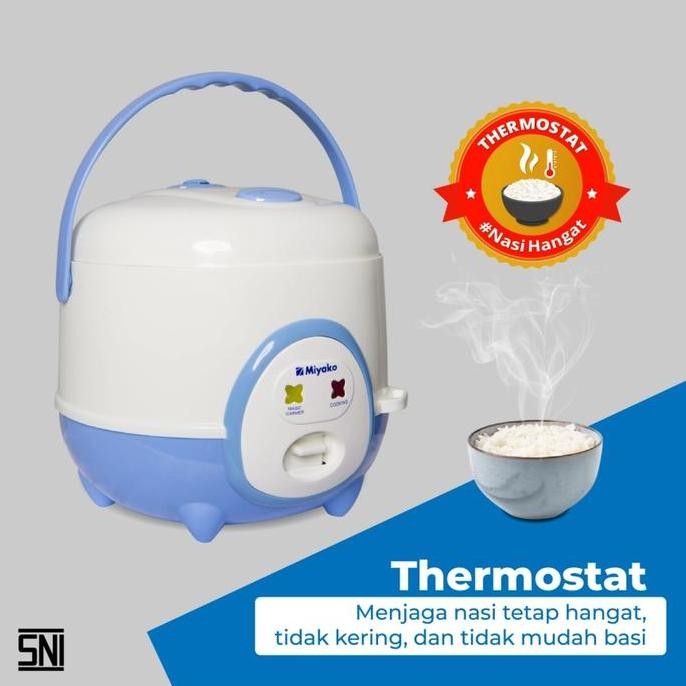 MIYAKO MCM-606A Magic Com Warmer Plus 0.6 ลิตร / หม้อหุงข้าวขนาดเล็ก
