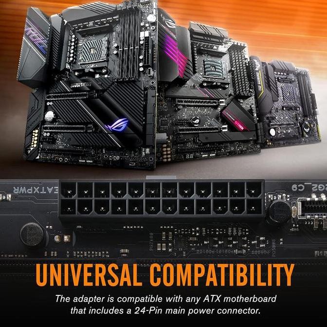 - EZDIY-FAB MotherBoard ATX 24 Pin 90 องศา - อะแดปเตอร์มุม ARGB