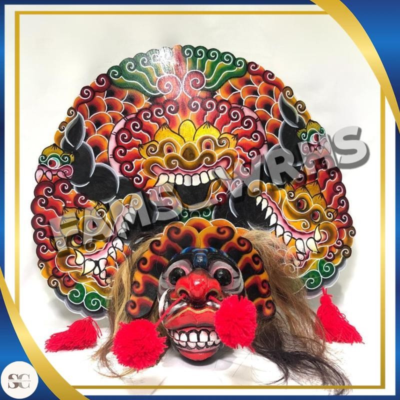 New Barongan Telon Vip Size 22 Full Wood Barongan Caplokan Kayu Sq67