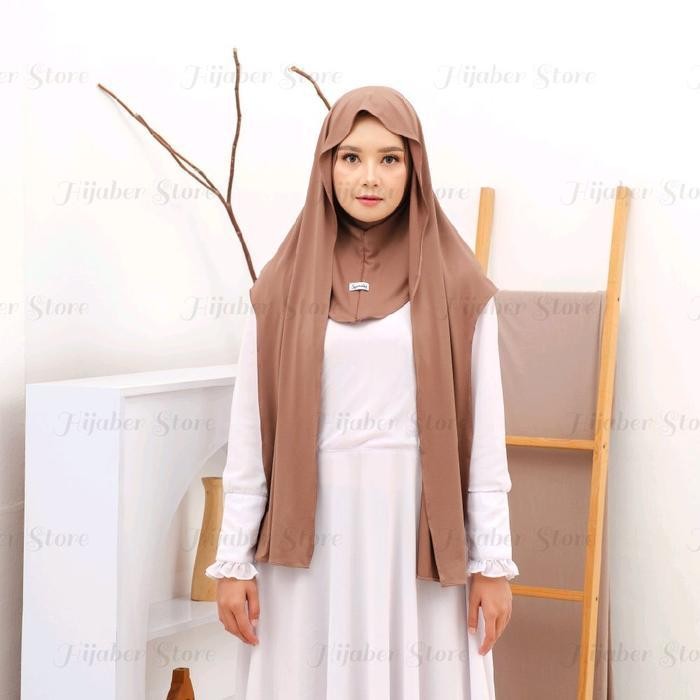 RHS Syamsiar - Pashmina Hijab Jersey คางปกคอ Premium Instant Pashmina Hijab ยาวมุสลิมผู้ใหญ่ผู้หญิง