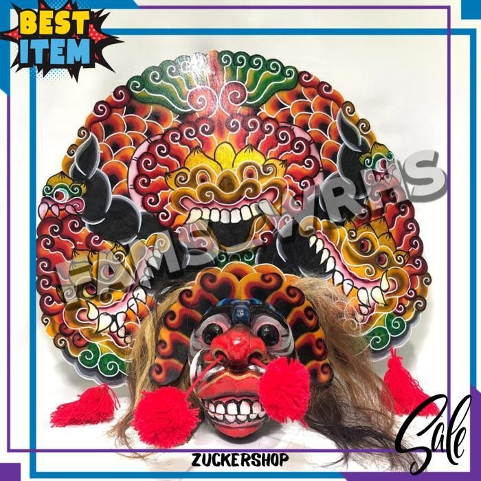 Barongan Telon Vip Size 22 Full Wood Barongan Caplokan Kayu