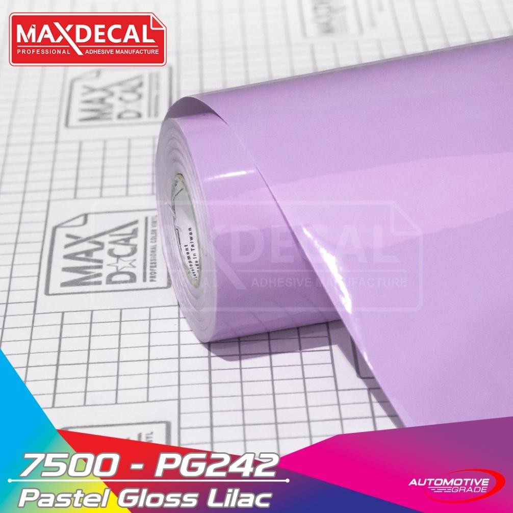 UNGU DT29 >> Maxdecal Sticker 7500 PG242 Pastel Gloss Lilac Purple Lilac Glossy