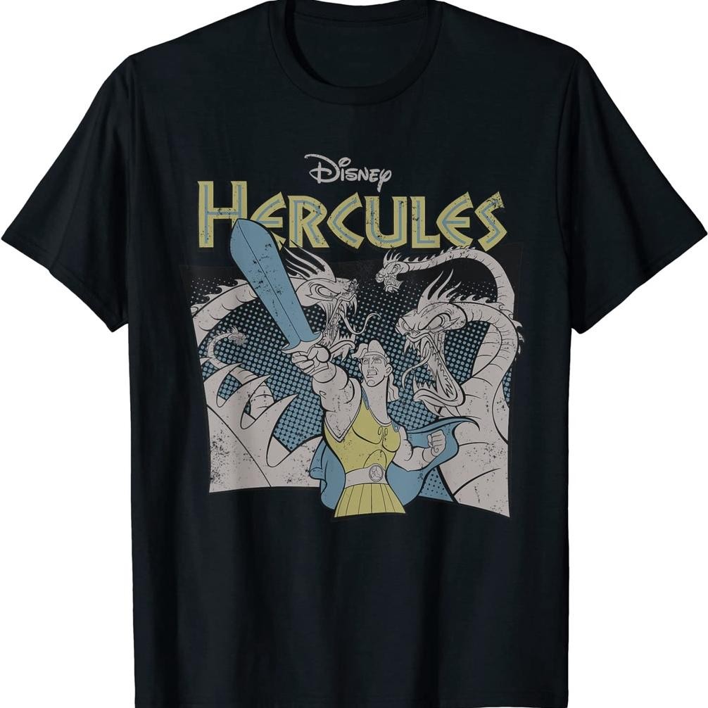 เสื้อยืด Disney Hercules Battles Hydra เสื้อยืด Unisex
