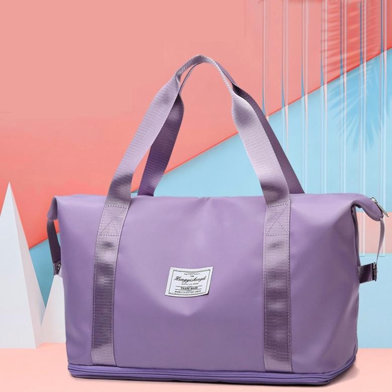 Ter-46 Dejavu กระเป๋าเดินทางกระเป๋าเดินทางขนาดใหญ่ความจุกระเป๋ากันน้ํา Jumbo Fitness Bag แฟชั่นไหล่ 