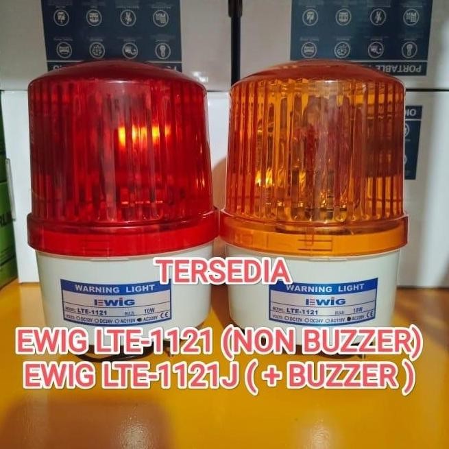 Bst Ready Ewig โคมไฟโรตารี Lte-1121/Lte-1121J ไฟเตือนพร้อม Buzzer (นีออน)