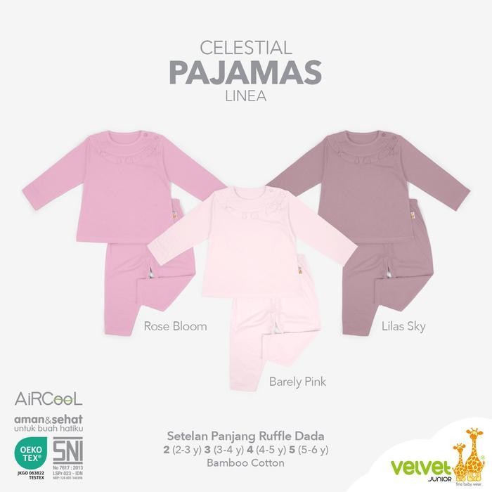 Viral Velvet Junior Celestial Pyjamas - ชุดนอน Linea Girls - Celestial 9 Jk-54