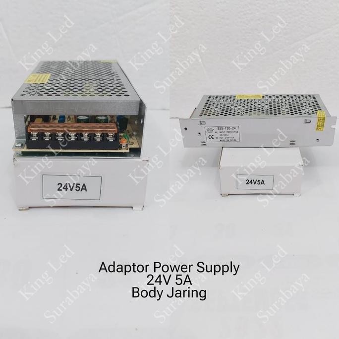 24V 5A Power Supply Switching LED Net Adapter 5 A 24V DC SMALL BODY