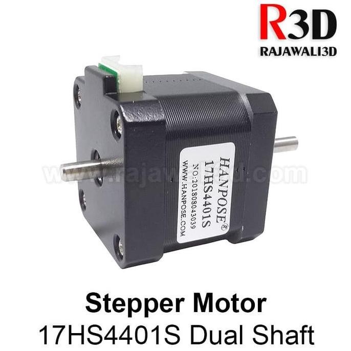 Up Nema 17 Stepper Motor 17Hs4401S Dual Shaft 1.7A พร้อมปลั๊ก+Kbl