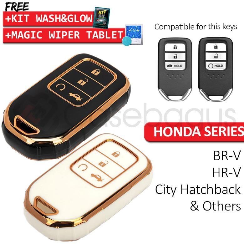 Honda WRV E RS 2022 2023 2024 - เคส TPU หรูหรา คุณภาพหุ้มกุญแจรถยนต์