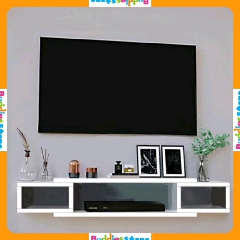 Minimalist TV HANGING RACK, TV TABLE DECORATIVE RACK, ยี่ห้อ AMANAH DECORTATION