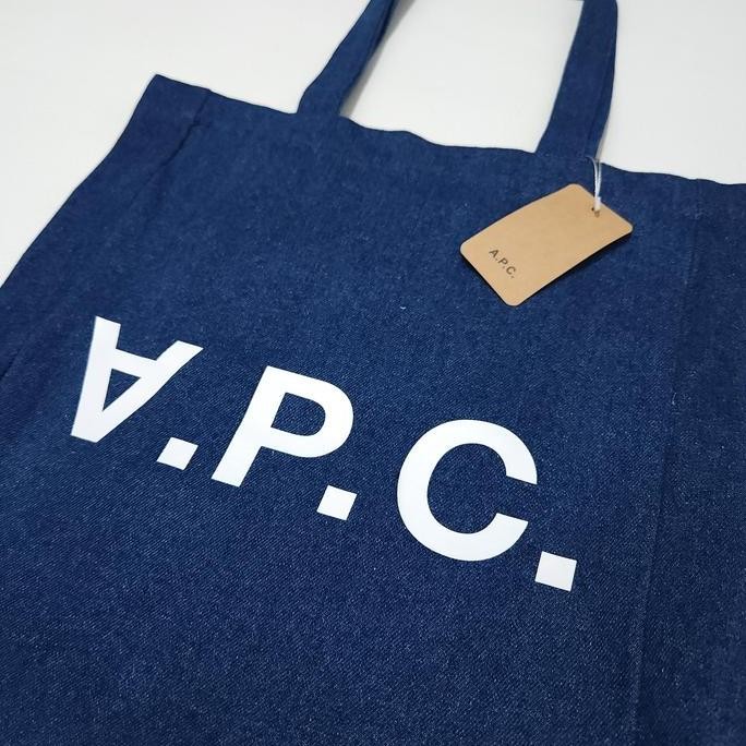 Apc Tote Bag Denim Unisex