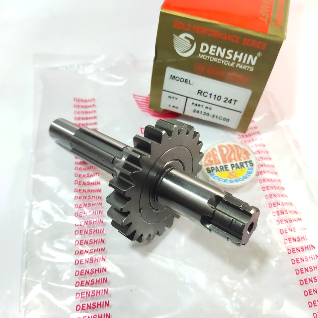 [3E Parts & Acc] เพลาเกียร์หน้า Suzuki Tornado Crystal RC110 RC 110 24T Rare Item