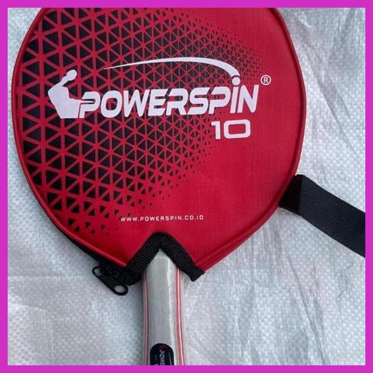 (SPORTS) POWERSPIN TABLE TENNIS BET 10 BAG 1/2 COVER ORIGINAL READY TO SHIP