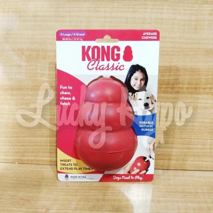 Kong Classic Xlarge Kxl ของเล่นสุนัข - ของเล่นสุนัข