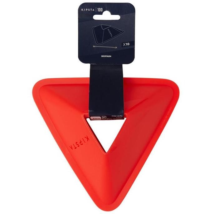 Decathlon Kipsta 10 ชิ้น Essential Football Training Flat Cone Set - สีส้ม - 8497807