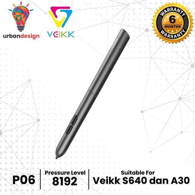 Veikk S640 A30 ปากกาสไตลัสทดแทนสําหรับ - ปากกาวาดภาพแท็บเล็ตแบบพาสซีฟดิจิตอล