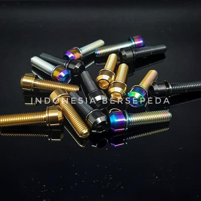 Titanium Bolt Mx20Mm หัวกลมสําหรับ Stem Seat Clamp - Titanium Bolt