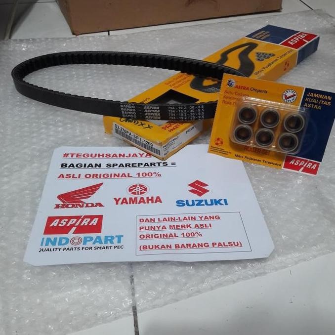 Van Belt V-Belt V Belt Set + Roller Spin SkyWave SkyDrive Aspira