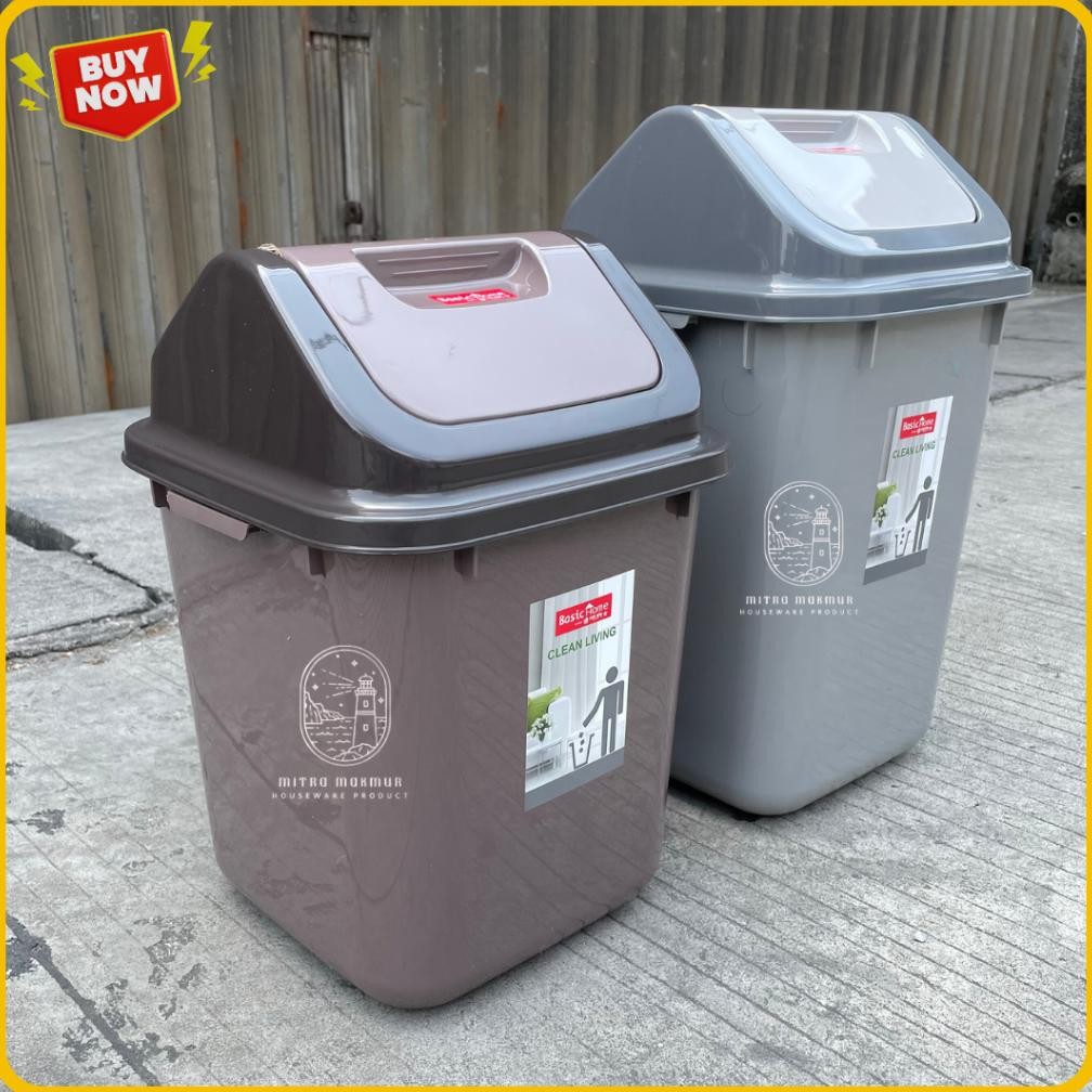 Nitto Swing Bin Basic Home 12-15 ลิตรถังขยะแนวโน้มห้องครัวถังขยะ