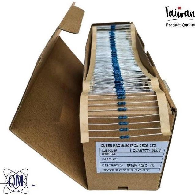 RESISTOR 100K 120K 150K 180K 200K 220K 270K 100 220K OHM METAL FILM